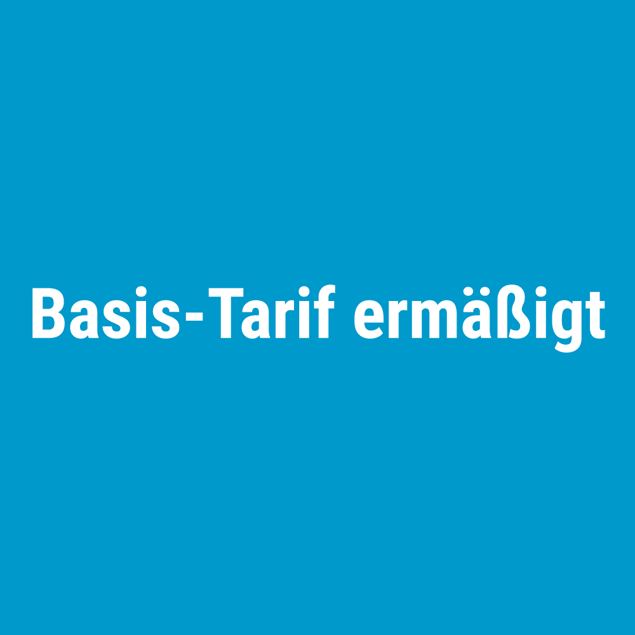 Bild von Basis-Tarif ermäßigt